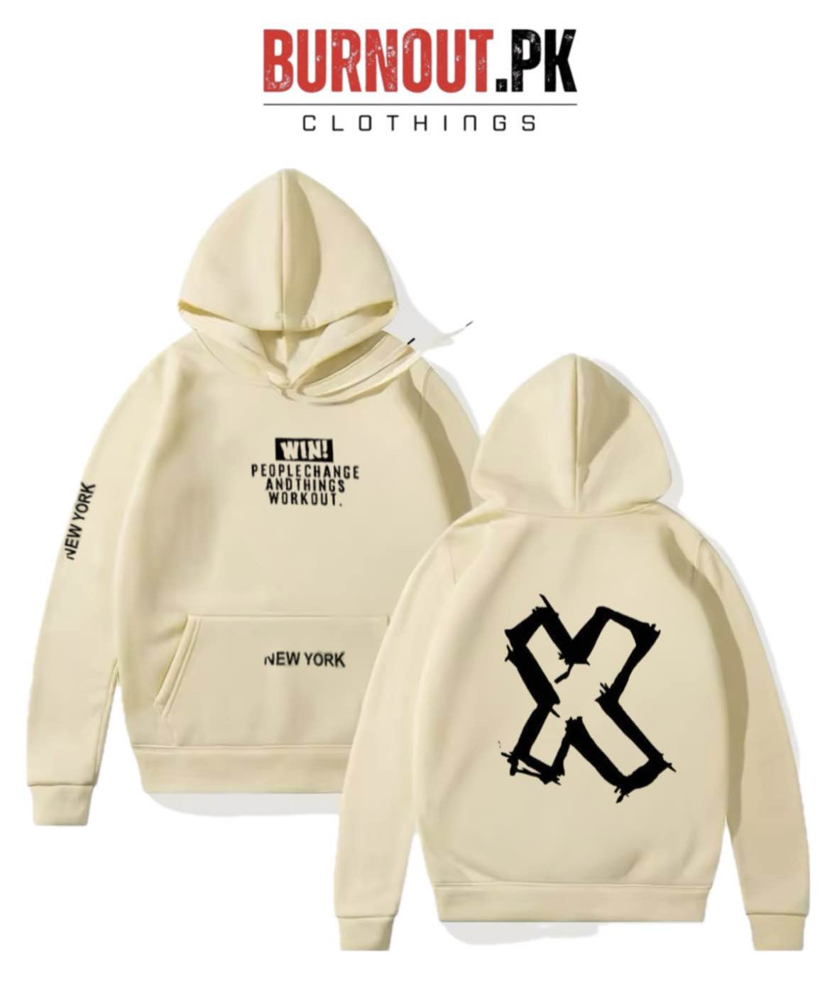 NEW TRENDY WINTER COLLECTION PREMIUM QUALITY WIN X FRONT BACK PRINTED HOODIES