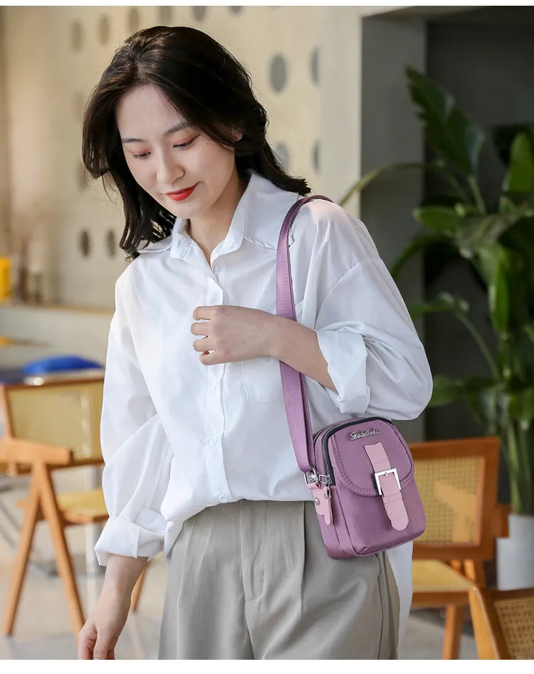 Louis Well Hot Selling Women Waterproof Nylon Crossbody Bags