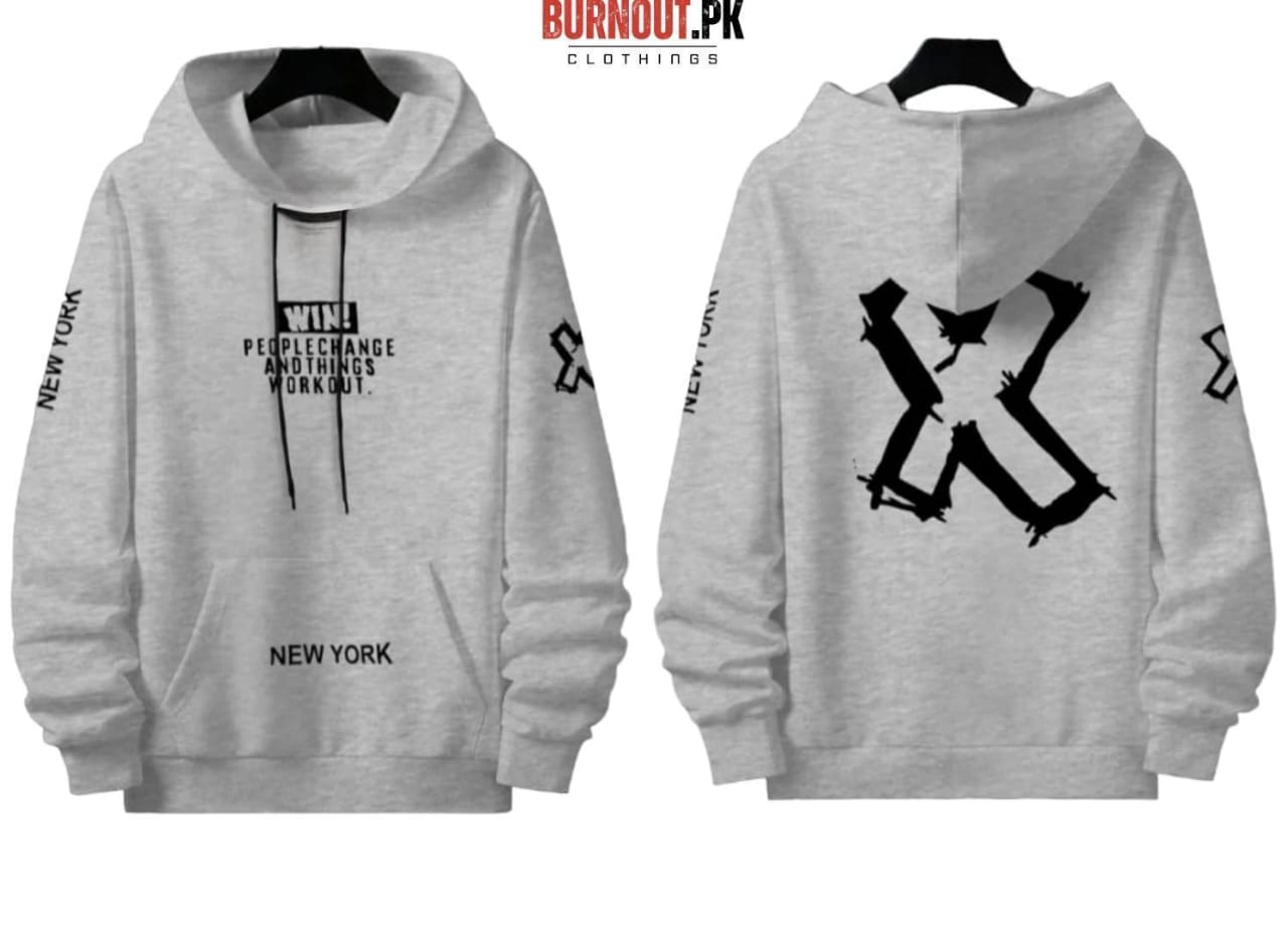 NEW TRENDY WINTER COLLECTION PREMIUM QUALITY WIN X FRONT BACK PRINTED HOODIES