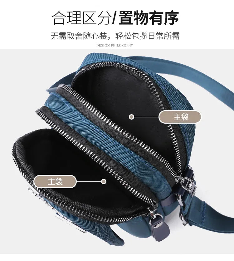 Louis Well Hot Selling Women Waterproof Nylon Crossbody Bags