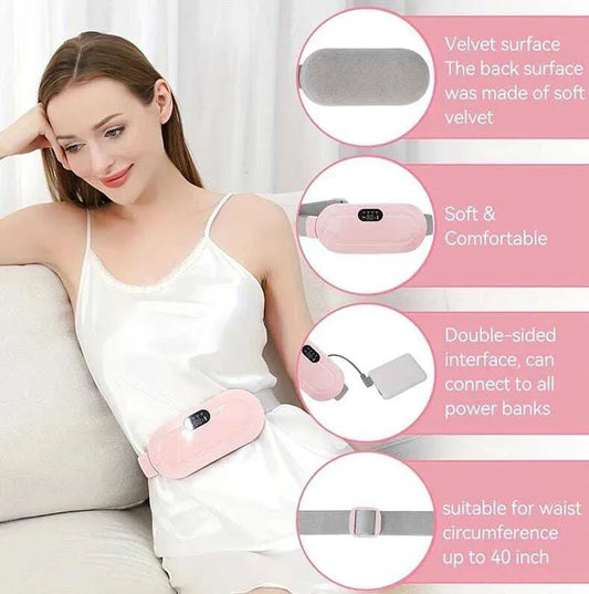 Period Pain Cramp Relief Belt -Massager machine