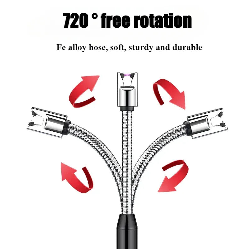 Rechargeable Electric USB Lighter – Windproof Arc Lighter