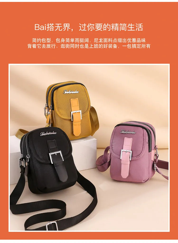 Louis Well Hot Selling Women Waterproof Nylon Crossbody Bags