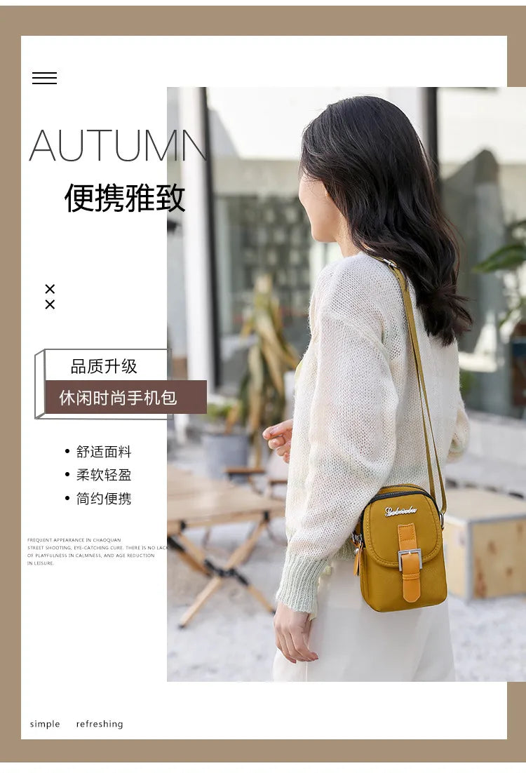 Louis Well Hot Selling Women Waterproof Nylon Crossbody Bags