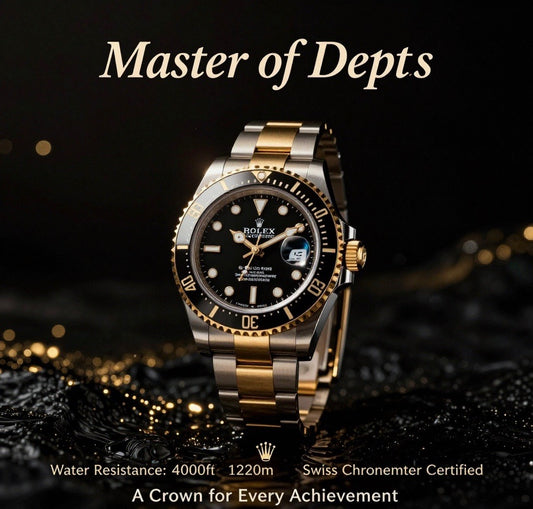 Rolex Submariner Luxury Black & Gold Colour